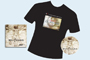 Design of graphics for mouse pads, T-shirts and stickers